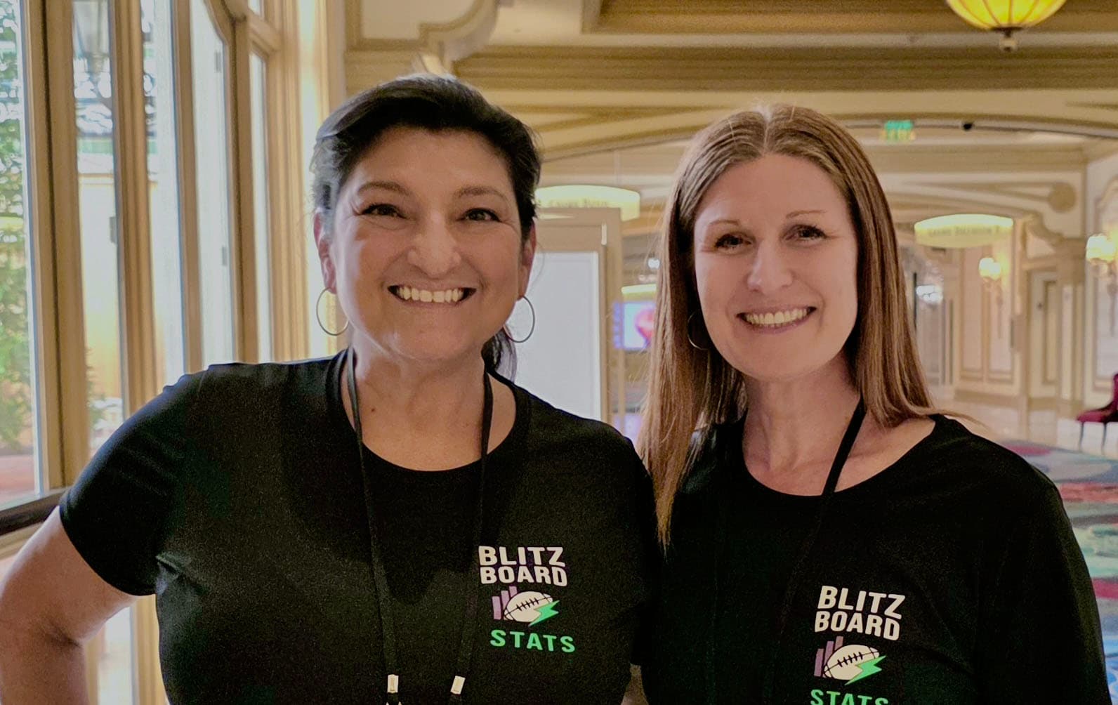 Blitz Board Stats founders Teri Brooks and Janice Grimsley